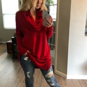 🔁Cowl Neck Tunic Sweater